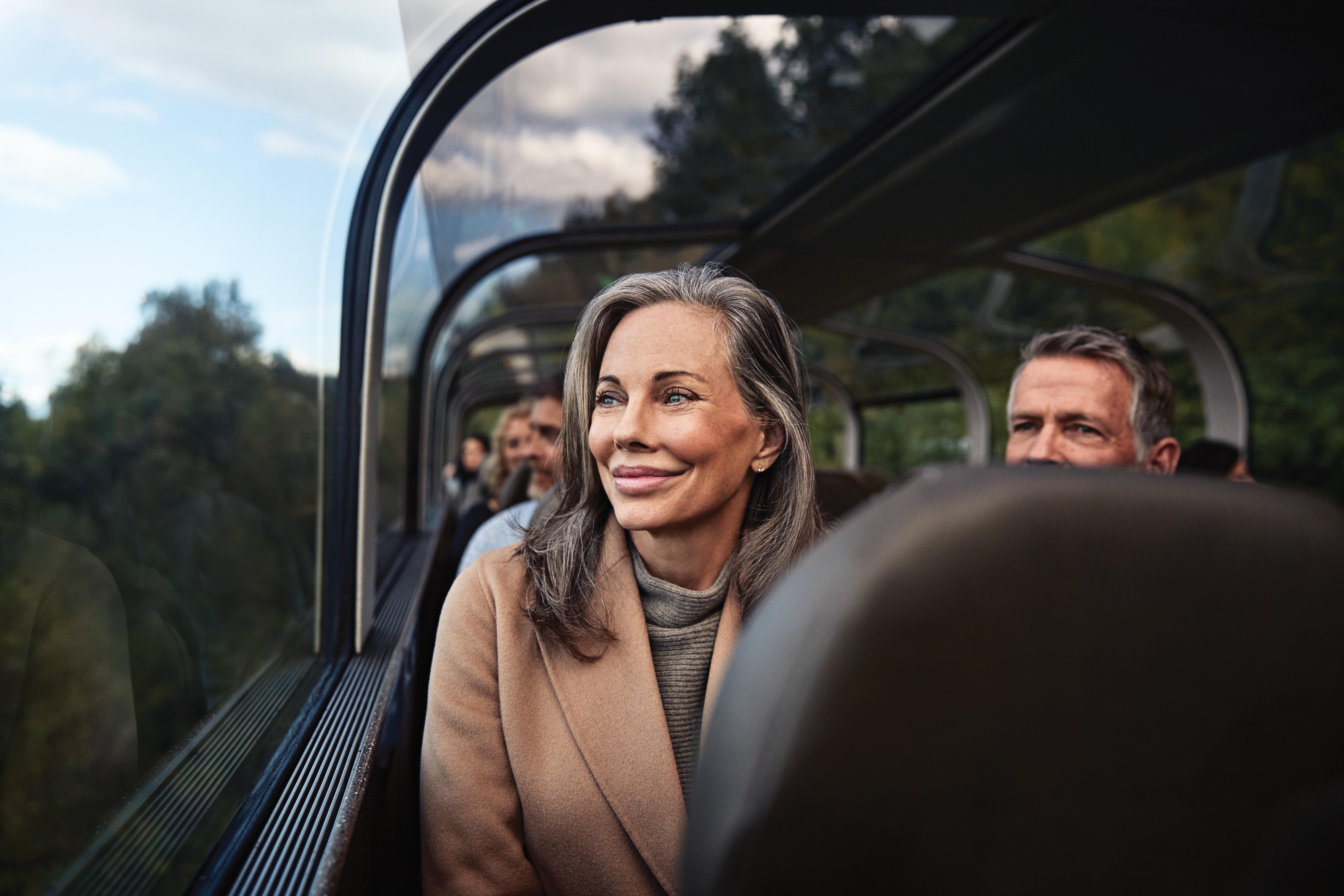 Alaska Railroad's glass-domed rail car